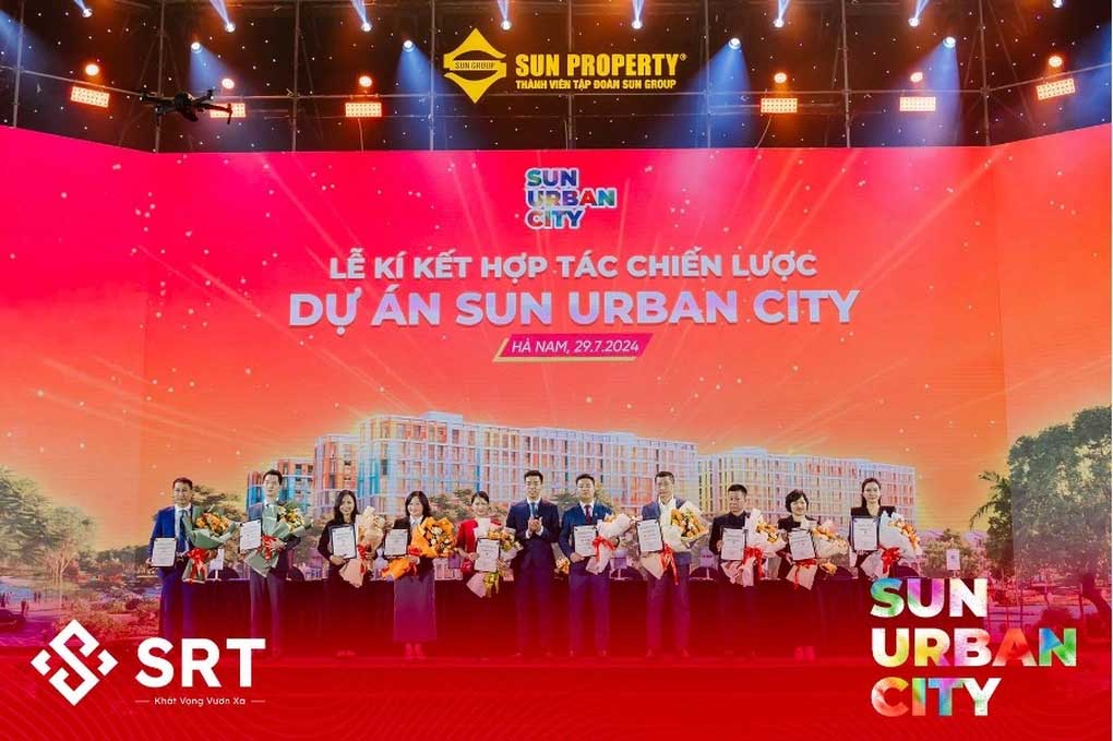 SRT Việt Nam trở thành đối tác chiến lược phân phối Sun Urban City Hà Nam